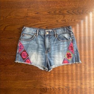 Free People Aztec shorts